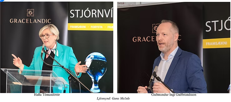 Gracelandic og Stjórnvísi þakka Höllu Tómasdóttur, forseta Íslands og Guðmundi Inga Guðbrandssyni fyrir þátttöku í kraftmikilli Echo ráðstefnu fimmtudaginn 26. september sl.