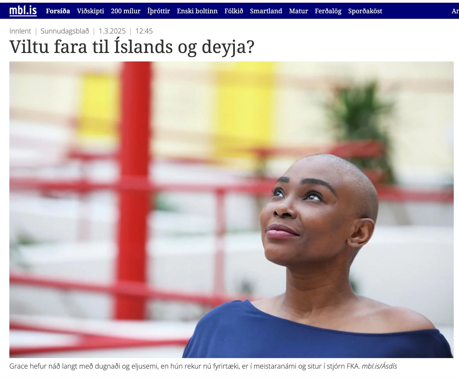 Viltu fara til Íslands og deyja?