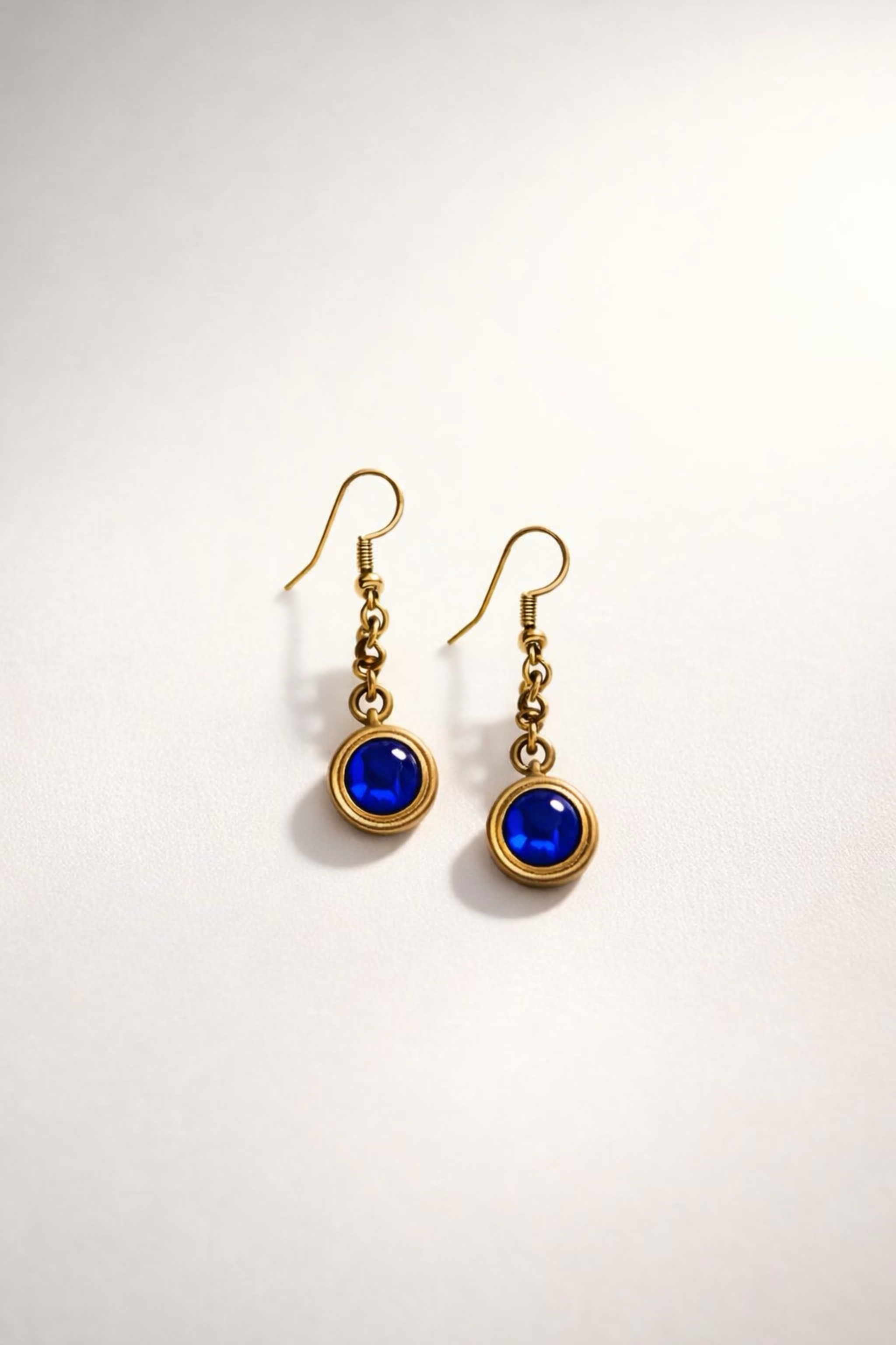 ETYANG’ COBALT ORB DROP EARRINGs