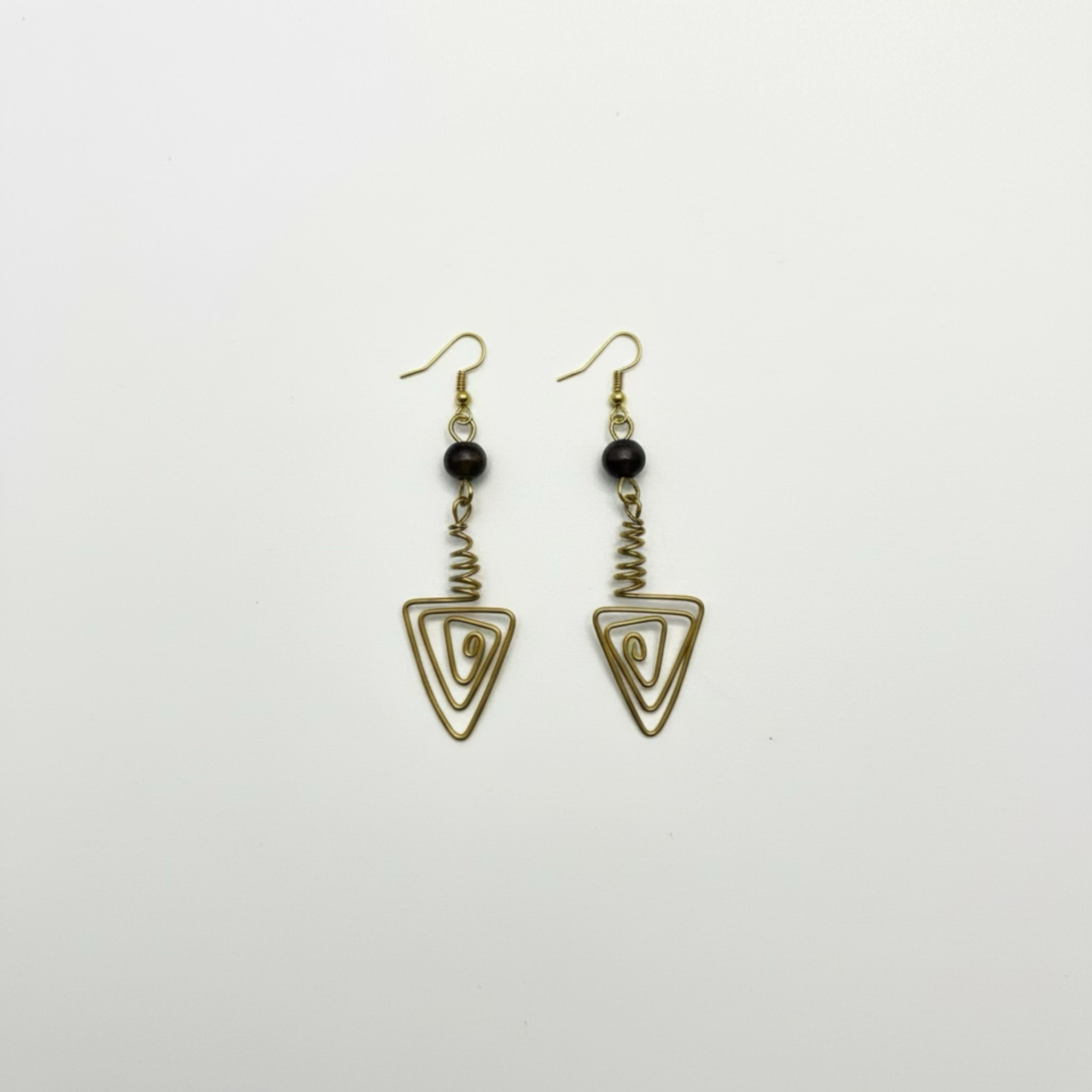 ETYANG’ SPIRAL AMETHYST DROP EARRINGS