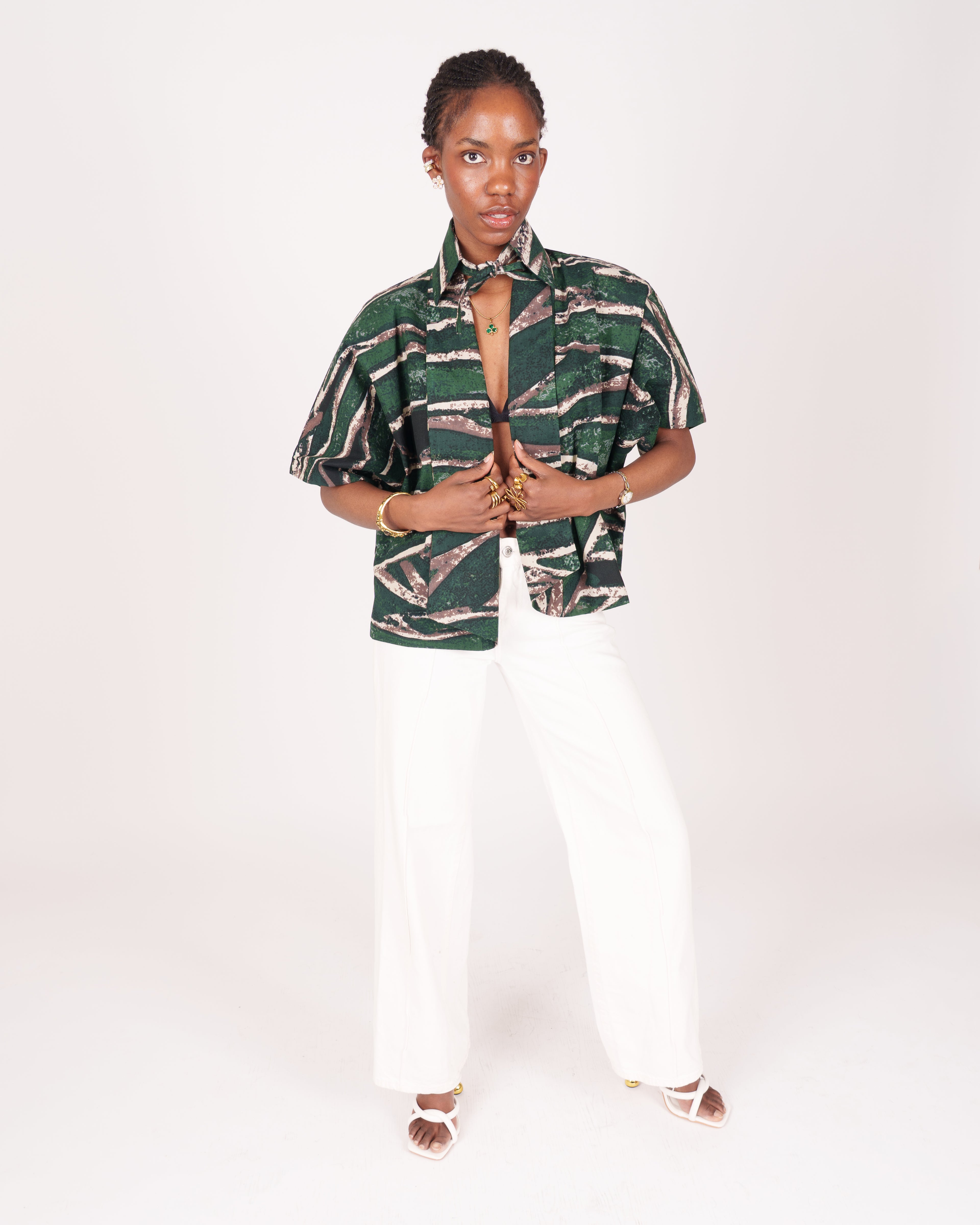 ST63 Verdant Flow Kimono Overlay Coat (SOLD OUT)