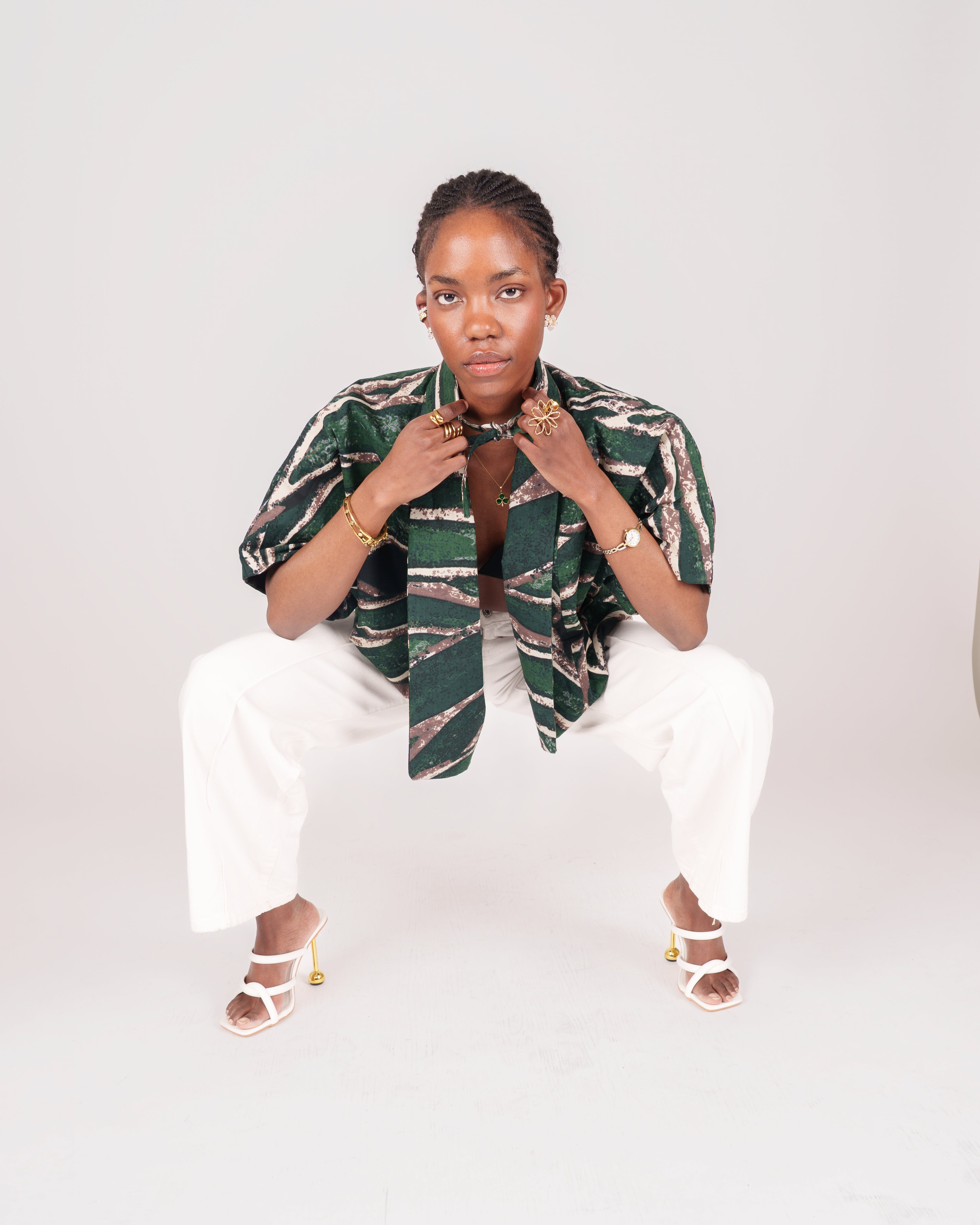 ST63 Verdant Flow Kimono Overlay Coat (SOLD OUT)