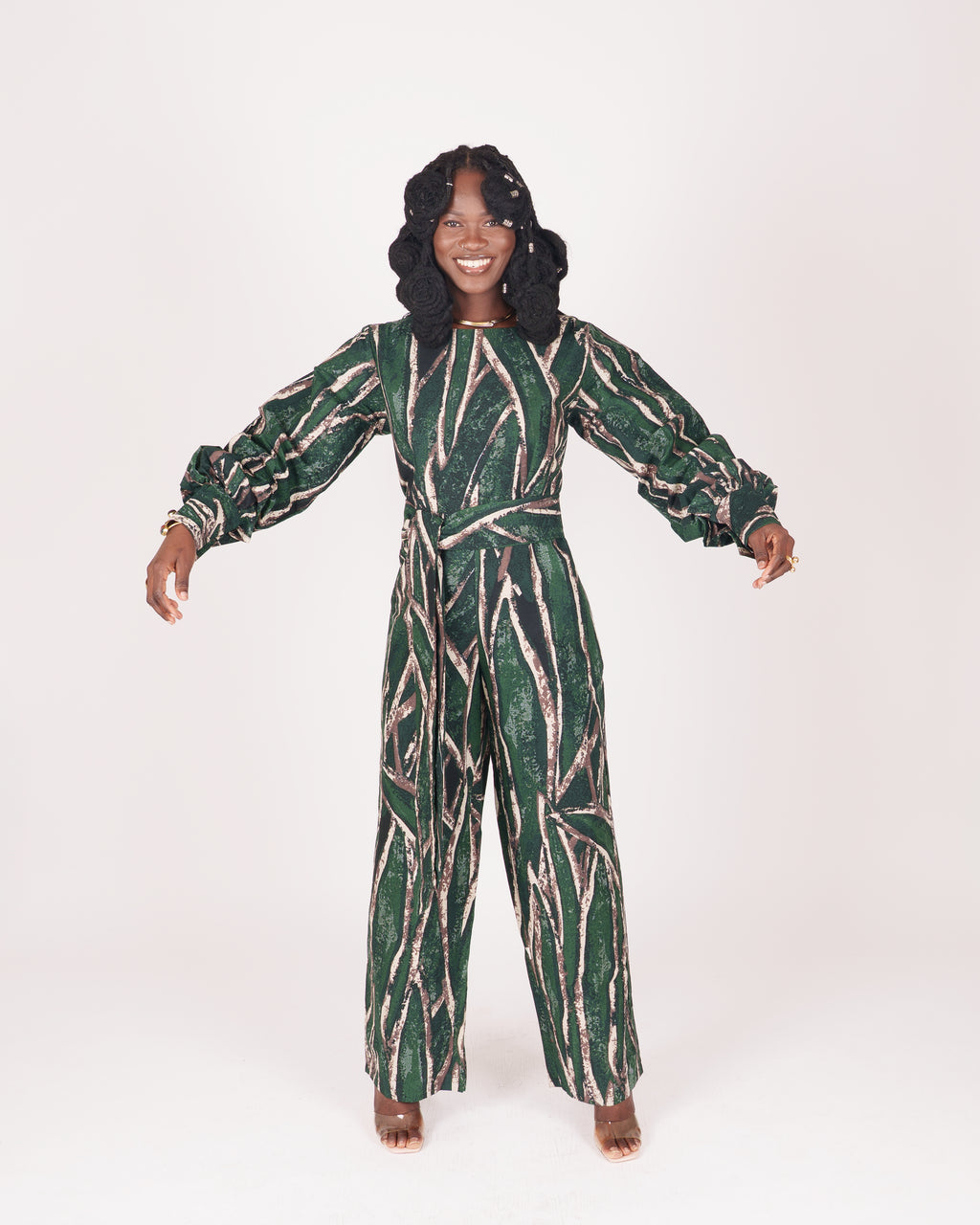 ST63 VERDANT BATIK JUMPSUIT
