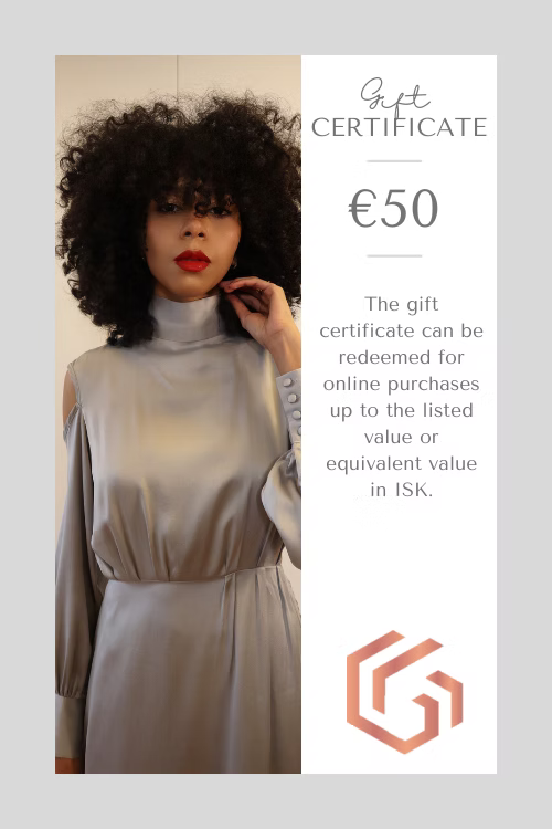 Gift Certificate Silver