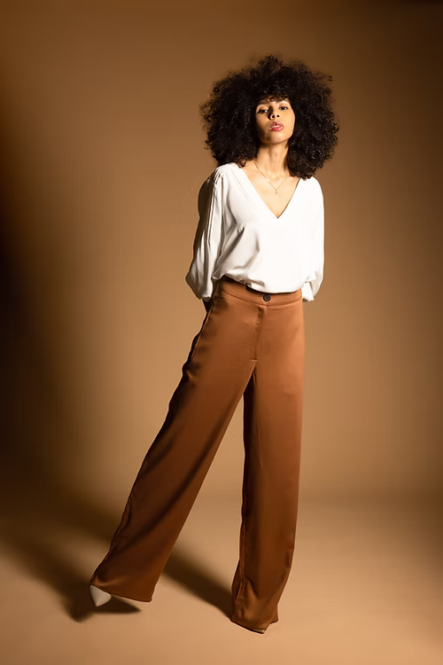 Classic Elegant Wide Leg Pants