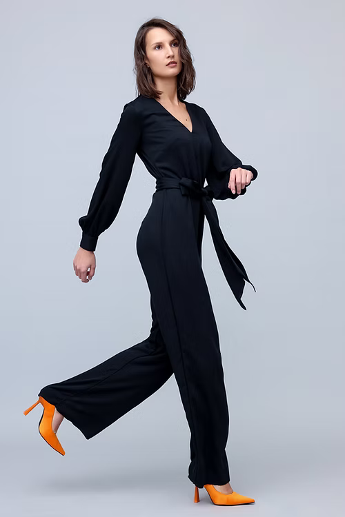 Classic Elegant Jumpsuit - Black