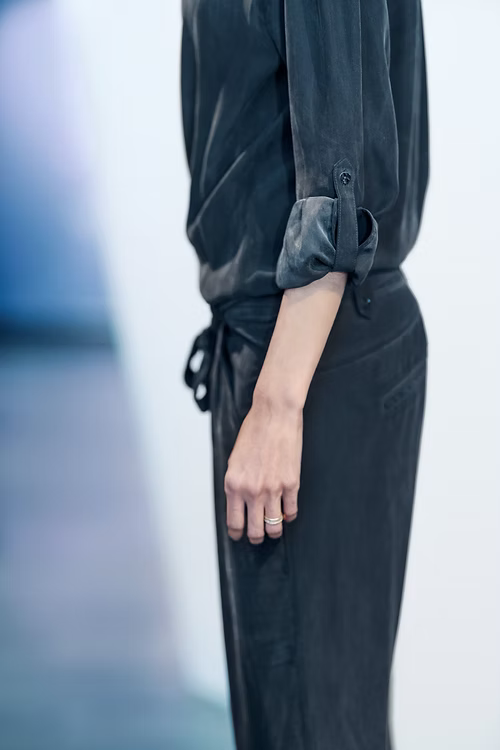 Cavier Sandwashed Mulberry Silk Jumpsuit