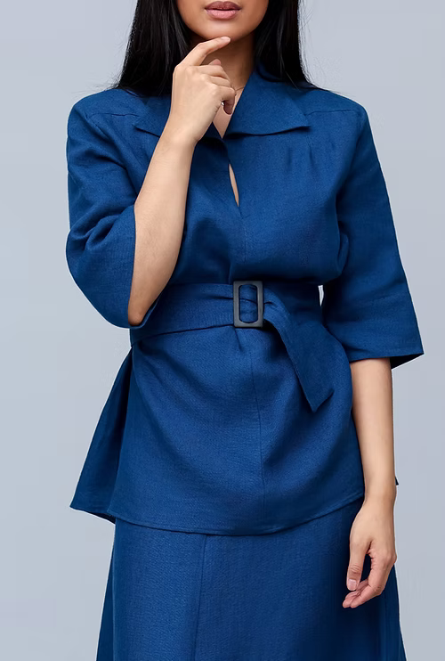Midnight Blue Skirt Suit