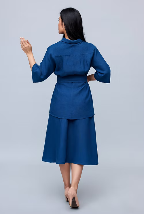 Midnight Blue Skirt Suit