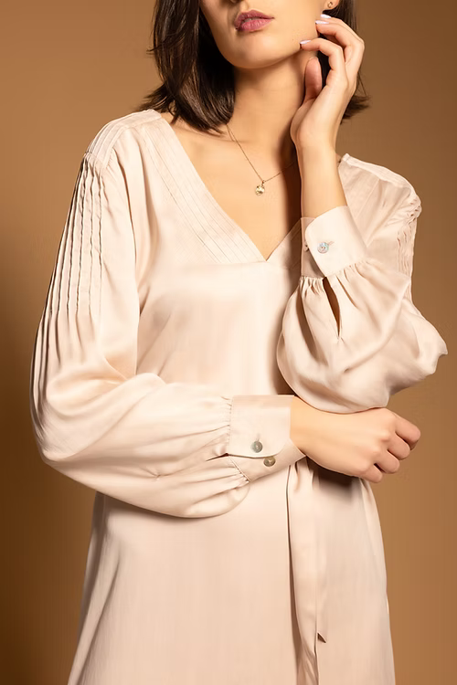 Swahili Kaftan Silk Dress